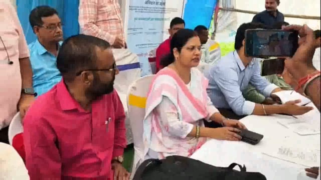 राजस्व महा अभियान को लेकर लगाया गया विशेष शिविर।