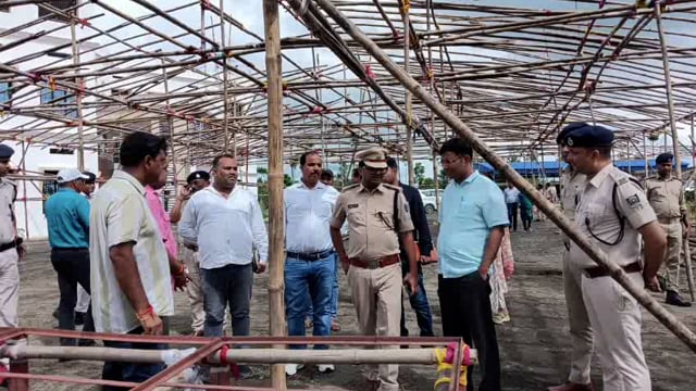 राज्यपाल के आगमन को लेकर डीएम एवं एसपी ने संयुक्त रूप से स्थल का किया निरीक्षण; दिए आवश्यक दिशा निर्देश