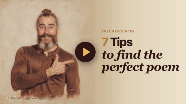 Seven tips to find the perfect poem