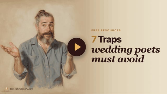 Seven traps wedding poets must avoid