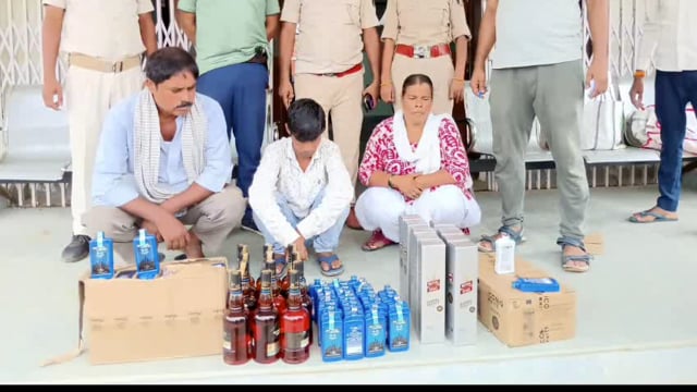 उत्पाद विभाग ने जिले भर अभियान चलाकर 5 सौ 63 लीटर विदेशी शराब एवं 1 सौ 70 लीटर देशी शराब किया जब्त
