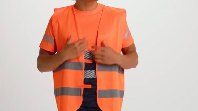 Gilet de sécurité personnalisé adulte à usage professionnel - See Me