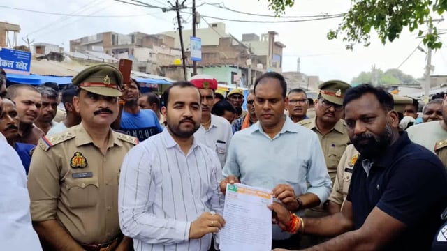 जैतपुर में स्मार्ट मीटर के विरोध में व्यापारियों ने धरना समाप्त किया 