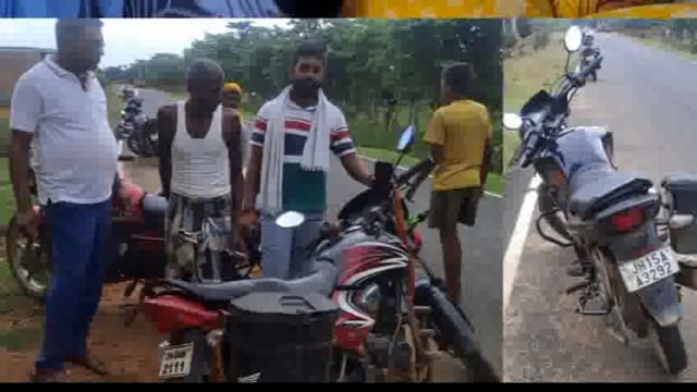 बाईक के ठोकर से शिक्षिका जख्मी @*#