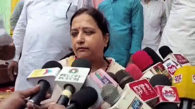 बलिया में BJP विधायक केतकी सिंह ने सपा प्रमुख अखिलेश यादव पर कसा तंज