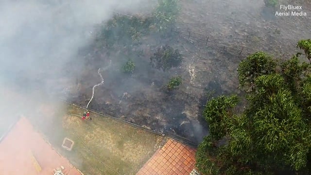 Controlo de incêndio com drone
