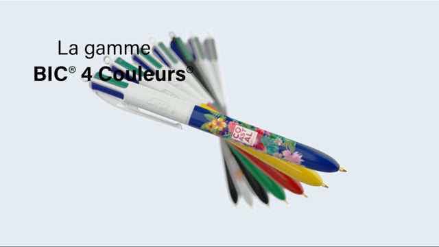 Stylo à bille personnalisé 4 couleurs BIC® - Alsace