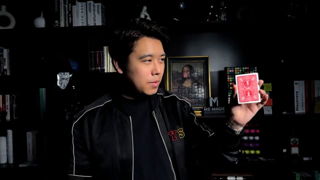 Video Ball on Card (Blue) by Bond Lee & MS Magic