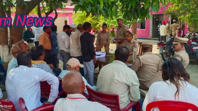 जिला प्रतापगढ़ के थाना संग्रामगढ़ में जनसुनवाई में सत्येन्द्र कुमार भदौरिया ने 2 जमीन संबंधित