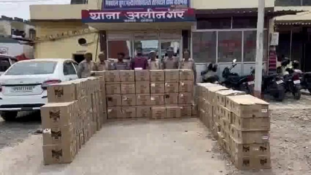 तस्करो पर पुलिस की बड़ी कार्यवाही,एक करोड़ 40 लाख की शराब किया बरामद, जानिए कैसे तस्कर पुलिस को देना चाहते थे चकमा