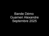 Bande demo Alexandre Guarneri