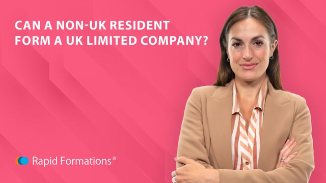 Can a non-UK resident form a UK limited company?
