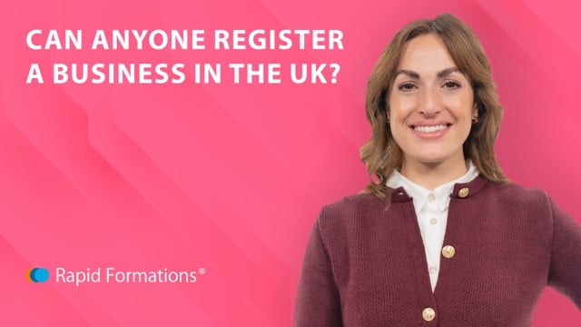 Can anyone register a business in the UK?