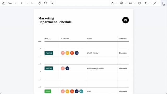 Add comments and mention users