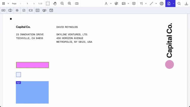 Add labels and design elements