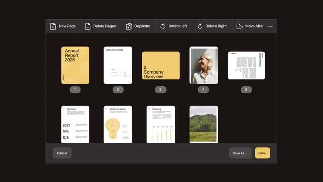 Nutrient SDK Editing