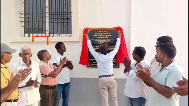 नवनिर्मित प्रथम वर्गीय पशु चिकित्सालय भवन का समारोह पूर्वक फीता काट कर किया गया उद्घाटन