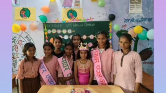 MANT- नगला ओहावा के स्कूल में मनाया, मीना दिवस,,