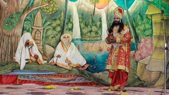 MANT- रामलीला मंचन में, दशरथ मरण की मार्मिक लीला,, 