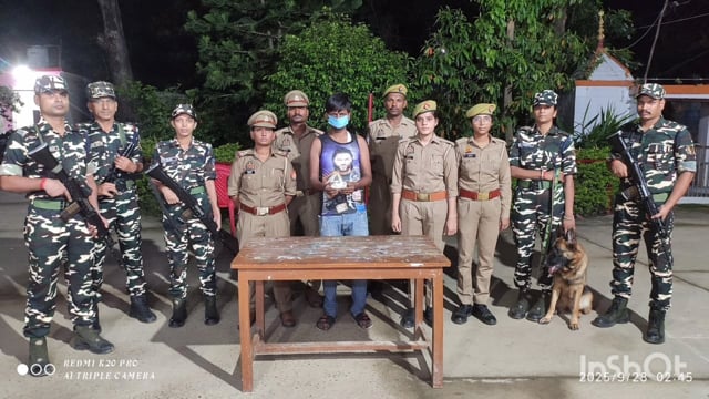 Bahraich मिशन शक्ति टीम थाना रुपया बाय सब बल्कि संयुक्त टीम द्वारा 18 ग्राम नाजायज स्मैक कीमत करीब 20 लख रुपए