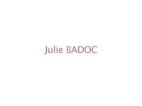 Bande démo Julie Badoc