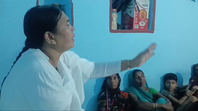 जयनगर गांव में ब्रह्माकुमारी सत्संग का किया गया आयोजन