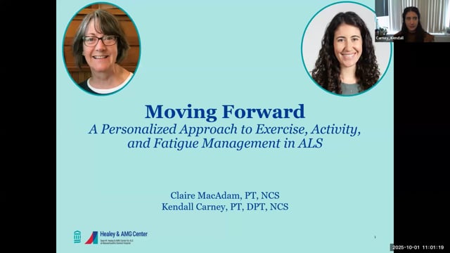 Moving Forward: A Personalized Approach to Exercise, Activity, and Fatigue Management in ALS Screen Grab