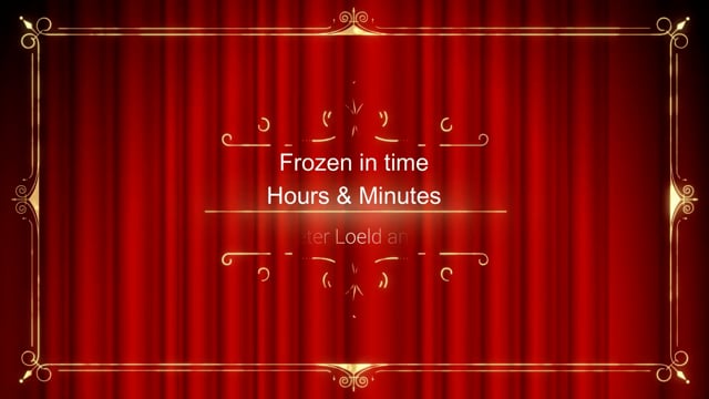 Video Frozen In Time Hours & Minutes  by Katsuya Masuda