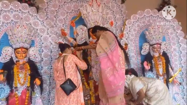 श्री दुर्गा एवं काली पूजा कमेटी छिपी टोला  रकाबगंज द्वारा आयोजित 134 व दुर्गा पूजन महोत्सव किया गया