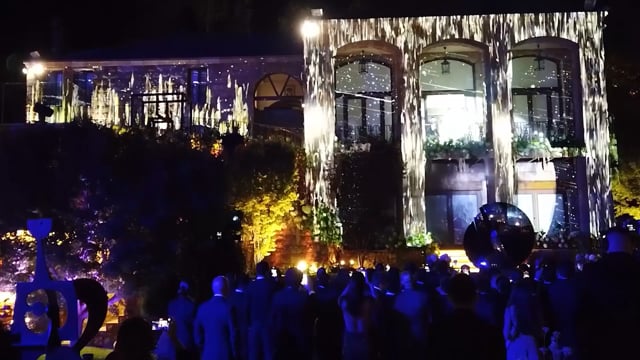 Bridal Entrance 3D Mapping Projection in Faqra