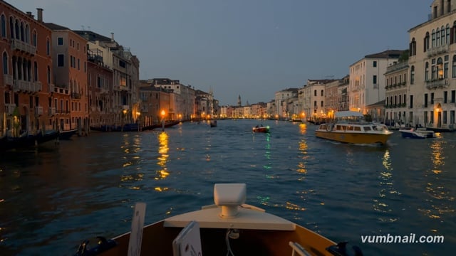 SDR Virtual Rowing - Venice Sunset - Italy - Front View