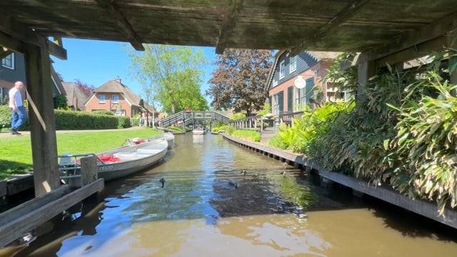 Virtual Rowing - Giethoorn The Netherlands (Front View) 1