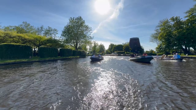 Virtual Rowing - Giethoorn The Netherlands (Back View) (SDR)