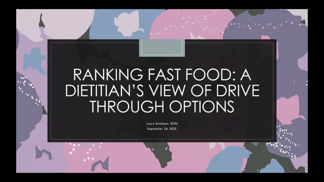 Ranking Fast Food: A Dietitian’s View of Drive Through Options