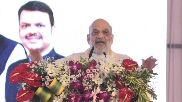 मुंबई, महाराष्ट्र ;   केंद्रीय गृह मंत्री अमित शाह ने कहा कि भारत के पास 140 करोड़ की विशाल आबादी #politics