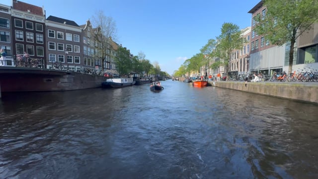 SDR Virtual Rowing - Anne Frank Route - Amsterdam - The Netherlands (Back View