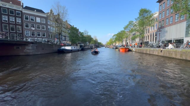 Virtual Rowing - Anne Frank Route - Amsterdam - The Netherlands (Back View)