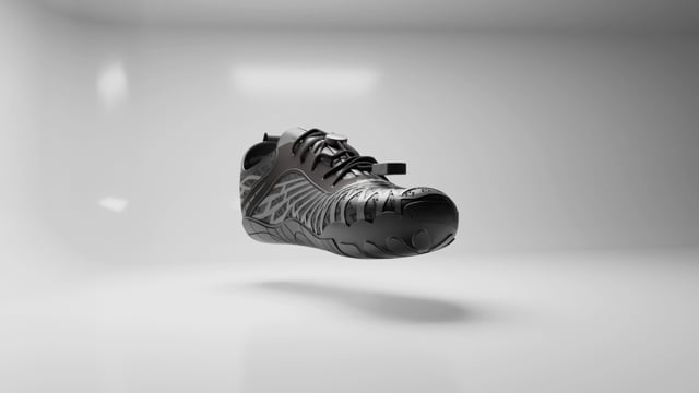 NEXTEP MEDIA - Black Shoe product focus 3D