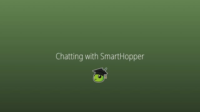 Chatting with SmartHopper