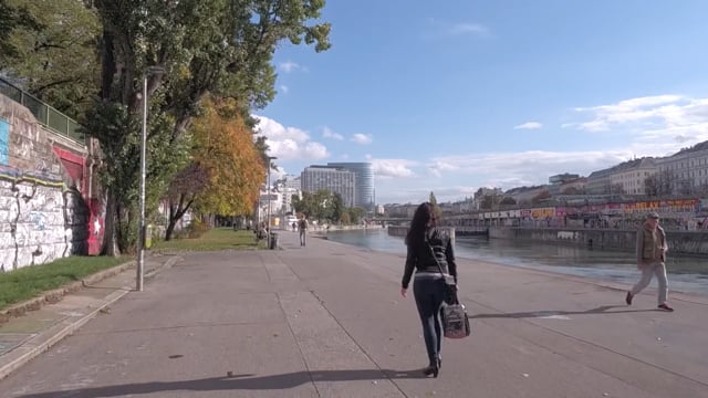 Virtual Cycle Ride Vienna - Ride by the Donau (Danube)