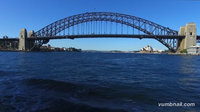 Walk in Sydney - Along Harbour Bridge and Sydney Opera House - Till Dusk