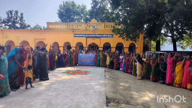 जीविका दीदियों के द्वारा मतदाताओं को किया जा रहा जागरूक 