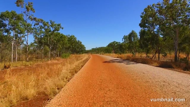 Virtual Drive over the Famous Gibb River Road, Derby, Western Australia with Nature Sounds