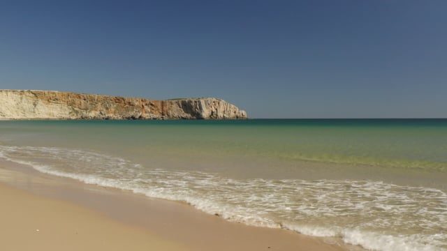 4K Virtual Rowing - Limestone Cliffs - Sagres Portugal 2
