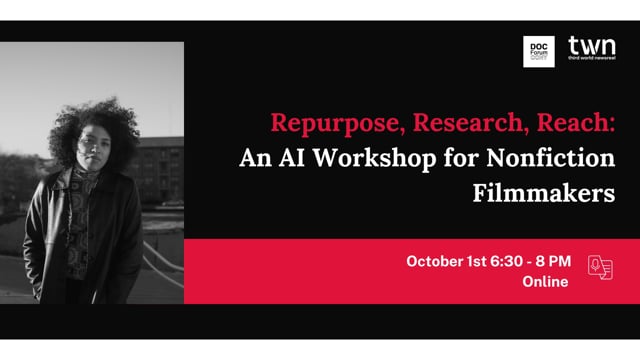 Repurpose, Research, Reach workshop recording