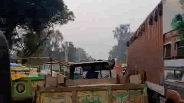 मथुरा अनाज मंडी में भयंकर जाम किसान हुए परेशान