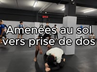 Takedown vers prise de dos