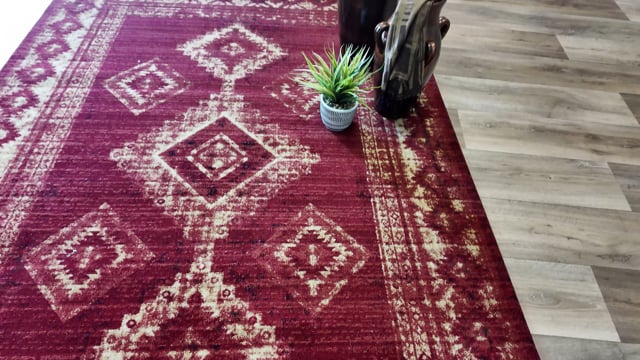 Vimeo video preview for Crimson Valley Rug Collection - 1128284855