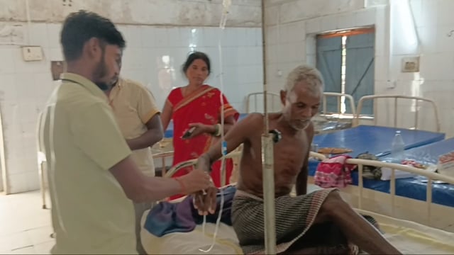सांढ़ गांव में डायरिया से वृद्ध पीड़ित, पीएचसी सिरदला में भर्ती