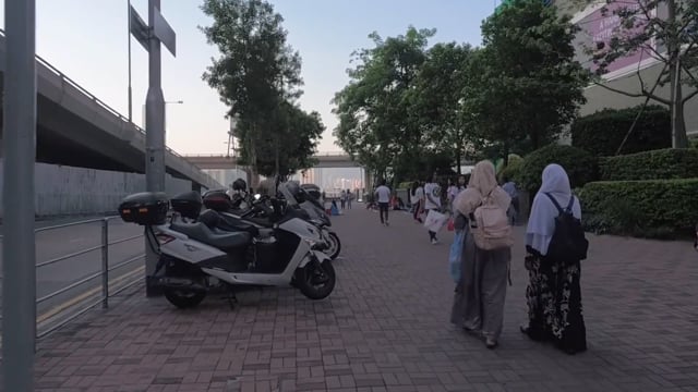 Virtual Cycle - Central at Night - Hong Kong